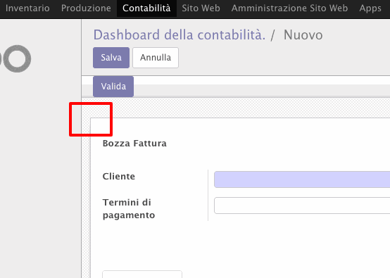 Odoo • Immagine e testo